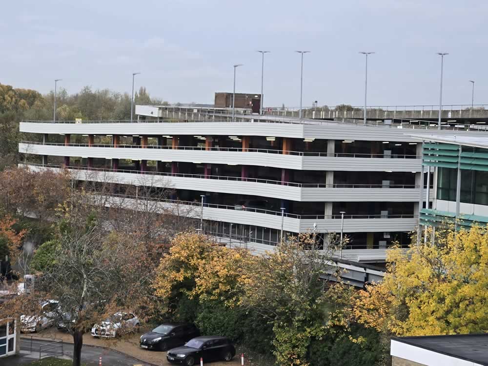 carpark cladding Heathrow