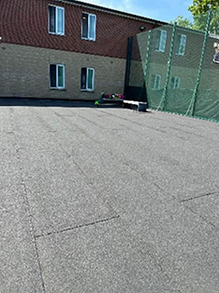 Cygnet Health Bury - Flat roof renewal work in progress